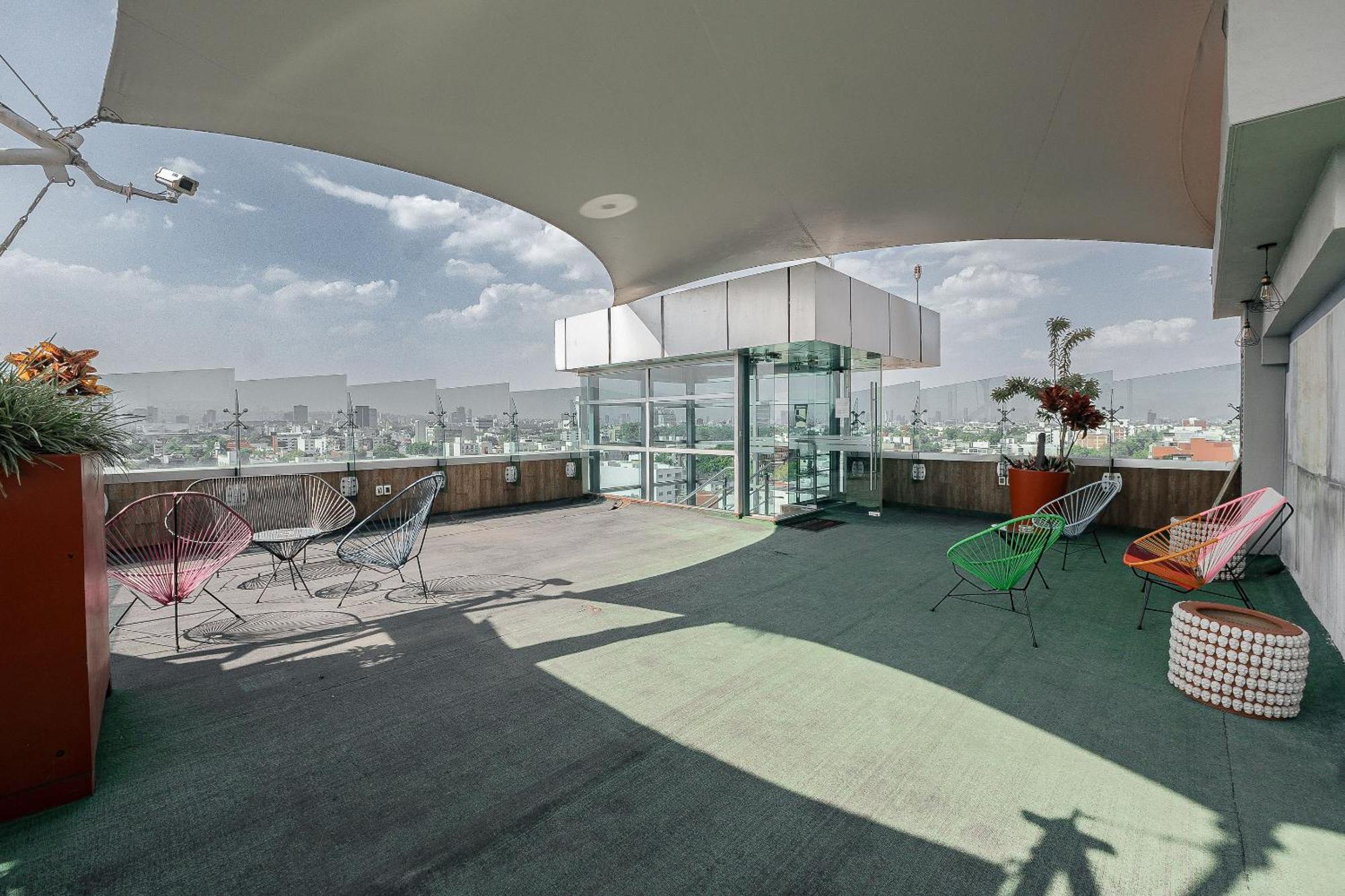 The Flamingo Rooftop Suite Unique Design In A Centric Location Mexico City Exteriör bild
